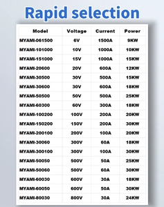 MYAMi 6000V 1A 2A 12KW programmabile Dc alimentatore ad alta precisione ad alta tensione con interfaccia Rs485 senza Software - Product Image 5