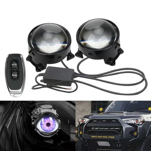 ไฟหน้า LED ตาปีศาจอเนกประสงค์พร้อมเลนส์ตานกอินทรีหลายโหมดสำหรับรถยนต์รถจักรยานยนต์อัพเกรดให้แสงสว่างแบบกำหนดเอง - Product Image 6