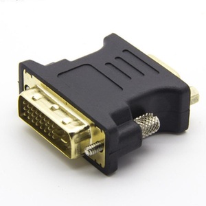 Alta calidad DVI 24 + 5 macho a VGA hembra Adaptador convertidor Dvi a Vga adaptador para computadora - Product Image 1