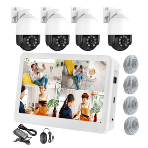 4Ch 5MP POE Camera NVR with 11.6&quot; <strong>Monitor</strong> Screen Set Kit Face Detection Motion Detection Two-Way Audio Xmeye - Product Image 3