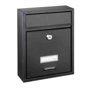 Treo tường kim loại hộp thư an toàn Key-Lock vườn thư và bưu kiện Box cho sử dụng ngoài trời phong cách thép thiết kế - Product Image 1