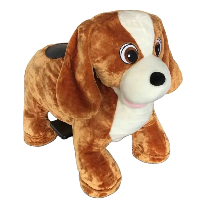 SIBO Plüsch Rideable Animal Toy Dog Ride Münz spiele mit Musik für Kinder im Angebot