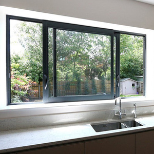 GS Latest Design Windproof Modern Sliding <strong>Window</strong> Glass Design Aluminum <strong>Windows</strong> Good Price Philippines - Product Image 5