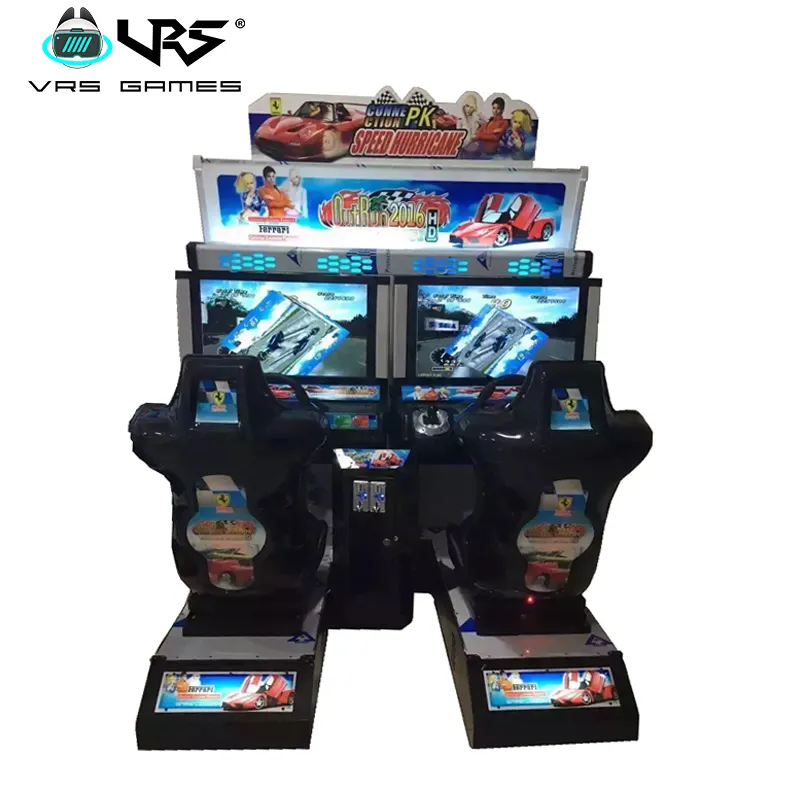 Prezzo basso indoor entertainment center coin swipe card game machine off-road driving video racing game machine car game