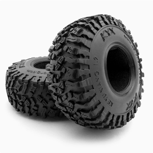 Kyx <span class=keywords><strong>1.9</strong></span> rc rc צמיגי זחילה 118 x45mm כל שטח שטח שטח עבור scx10 trx4 d90 וביצועים אחיזה גבוהה