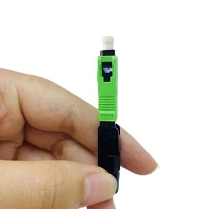 Wholesale Fast SC APC Fiber Optic Adaptor Connector Quick SC/UPC Single/Multi Mode Fast Connector FTTH 5db Tx Power GPRS <strong>Network</strong>