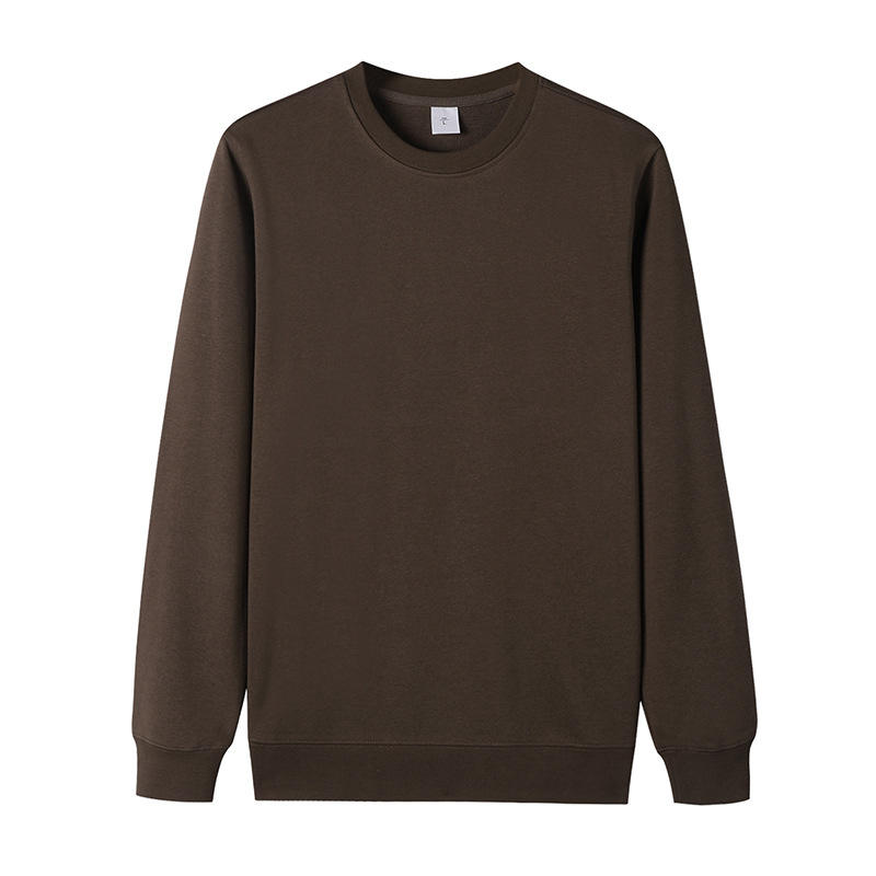 Round neck dark brown