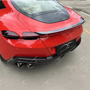 フェラーリローマボディキットアップグレードNスタイルドライカーボンファイバー車バンパーフロントリップサイドスカートリアディフューザー改造アクセサリー - Product Image 3