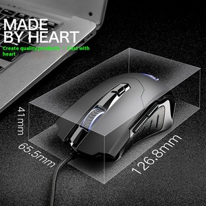 T11 USB cablato Mouse ottico programmabile Gamer Mouse Mute Pc Mouse da gioco per Computer - Product Image 4