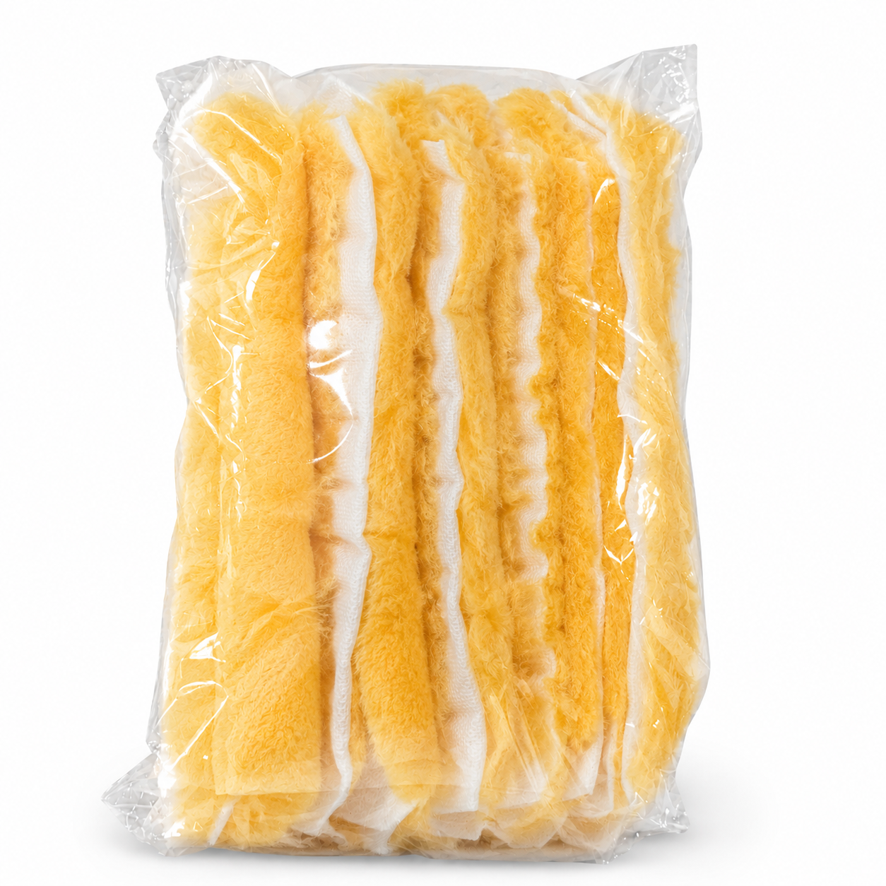 Sac Opp jaune (10 plumeaux + 1 poignée)