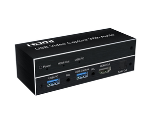 快速交付游戏音频录像机盒4K HDMI至USB视频采集卡设备，带HDMI电缆，用于直播 - Product Image 1