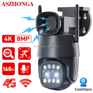 10X ซูมกล้อง4G 4MP/8MP การเฝ้าระวังความปลอดภัยเชื่อมโยง Floodlight 1080P การติดตามอัตโนมัติ Wifi Dual-เลนส์บ้านกลางแจ้งกล้อง PTZ - Product Image 2