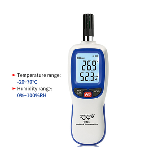 WT83(B) Medidor digital de temperatura y humedad de alta precisión Pantalla LCD Material ABS Alimentado por batería ODM Personalizable - Product Image 2