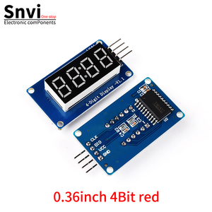 Modulo Display digitale a 4/8 Bit con Driver seriale TM1637 Clock da 0.36 pollici e Display con caratteri a LED regolabili MAX7219 - Product Image 2