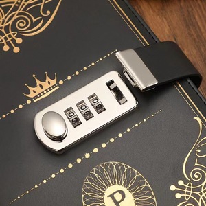 Factory Wholesale <strong>Notebook</strong> <strong>with</strong> <strong>Lock</strong> Retro Atmosphere <strong>Notebook</strong> Business Office <strong>Notepad</strong> A5 Tally Book - Product Image 3