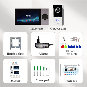 UTP Cable <strong>Digital</strong> IP POE Smart Doorbell <strong>Intercom</strong> Citofono Wifi Tuya Touch Screen 7 Inch Villa Video <strong>Intercom</strong> <strong>System</strong> - Product Image 3