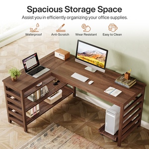 Современная настольная L-образная 4-ярусная полка для хранения - Product Image 4