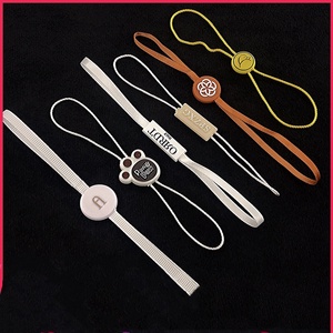 Embossed Logo Hangtag <strong>String</strong> Plastic Hang <strong>Tags</strong> Seal <strong>Strings</strong> <strong>Custom</strong> Hang <strong>Tag</strong> Seal Rope - Product Image 2