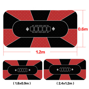 Casino Texas Hold'em Poker mat cao su Poker Mat blackjack Roulette Poker bảng Top 70 "47" - Product Image 3