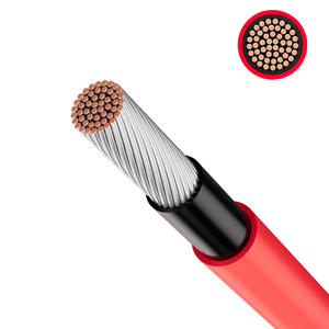 Zulassung XLPO Isolierter verzinnter Kupfer-Solar draht 4MM 6MM 10MM 16MM 25MM 35MM PV-Kabel DC-Solar kabel - Product Image 3