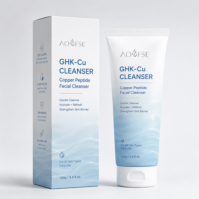 Nettoyant pour le visage aux peptides de cuivre GHK-Cu