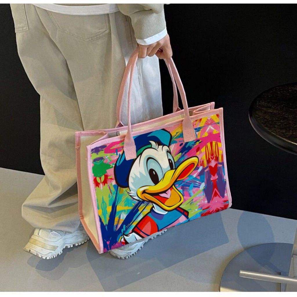 Acrílica de pato colorida (cremallera tridimensional de un solo hombro)