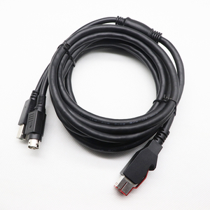 24v供电的USB供电DIN4pin + USB B/M一拖动两根数据电缆供电的usb24v Y电缆 - Product Image 6