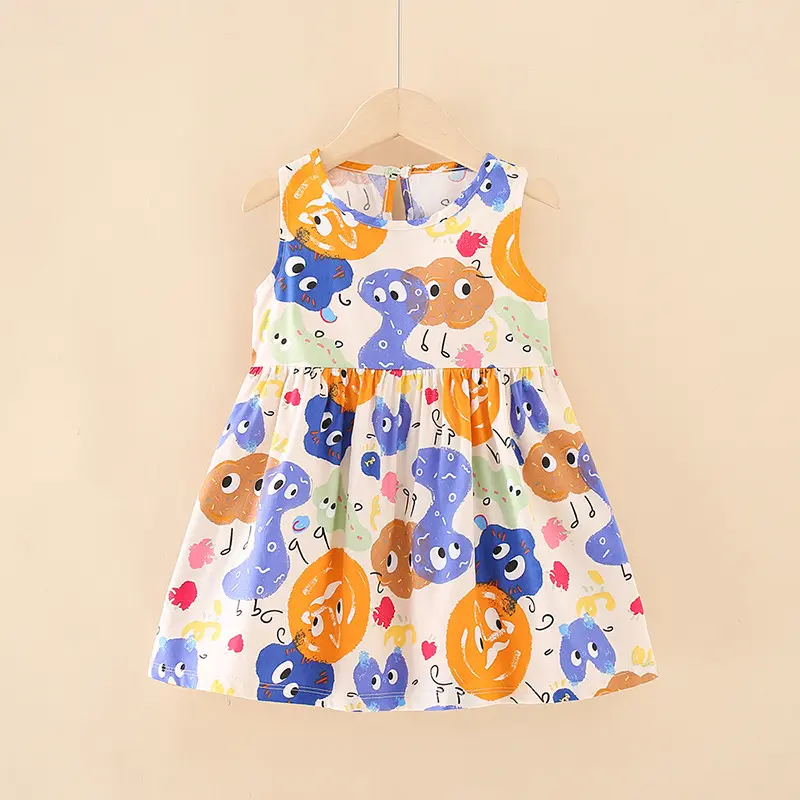 Summer 2023 New Children's Skirt 0-5-year-old Baby Pure Cotton Princess Skirt