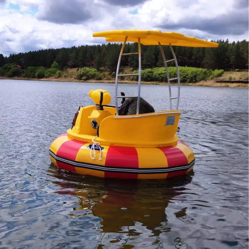 Tolles Rennen aufblasbares elektrisch motorisiertes Adult Aque Wasser Stoßstange Boot