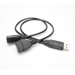 USB 2.0สายเคเบิลต่อฮาร์ดดิสก์การ์ดเครือข่าย USB 2ถึง1สายชาร์จข้อมูล - Product Image 3