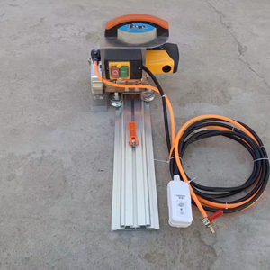 Sıcak satış taşınabilir kendinden tahrikli elektrikli 45 derece karo kesme makinası taş ocağı granit mermer için ıslak taş kesici ile - Product Image 3