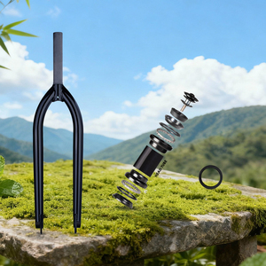 Funsea BMX cruisers 29 inch cứng nhắc xe đạp ngã ba hi-ten thép 1020 ĐĨA PHANH - Product Image 2