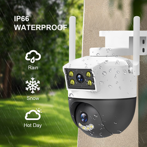 Rete IP per interni Mini intelligente citofono vocale telecamera impermeabile e rotante PTZ tracciamento umanoide con visione notturna - Product Image 6