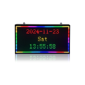 64*32cm P2.5 P4 P5 LED programmabile a scorrimento RGB ad alta luminosità scheda elettronica digitale per la pubblicità aziendale - Product Image 1
