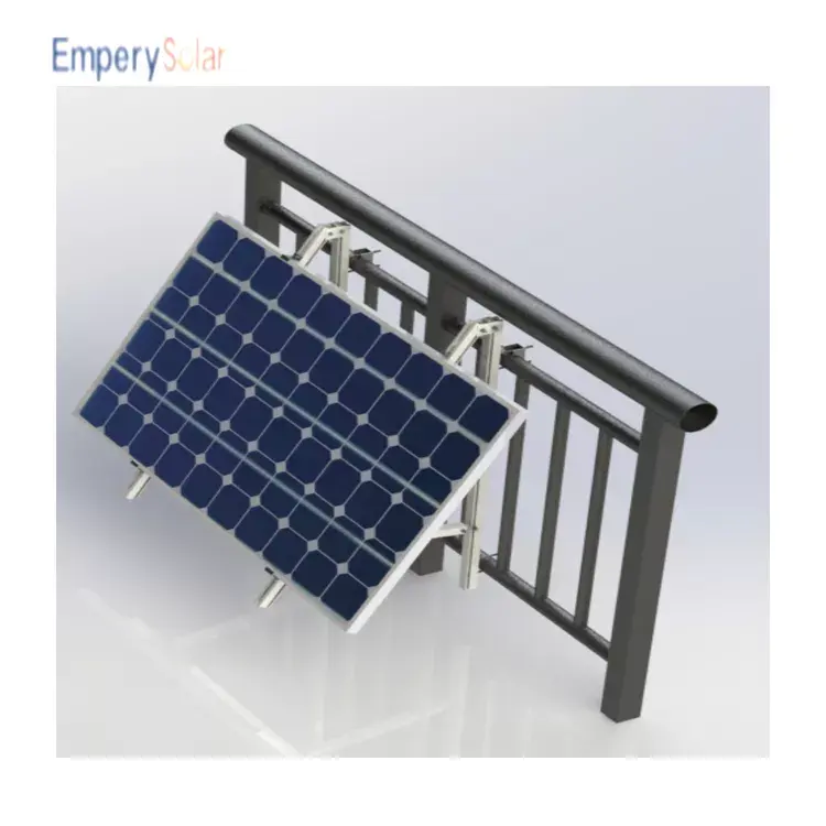Suporte ajustável de telhado de painel solar, venda quente, ajustável, sistema solar, suporte de varanda, quadros de montagem na parede