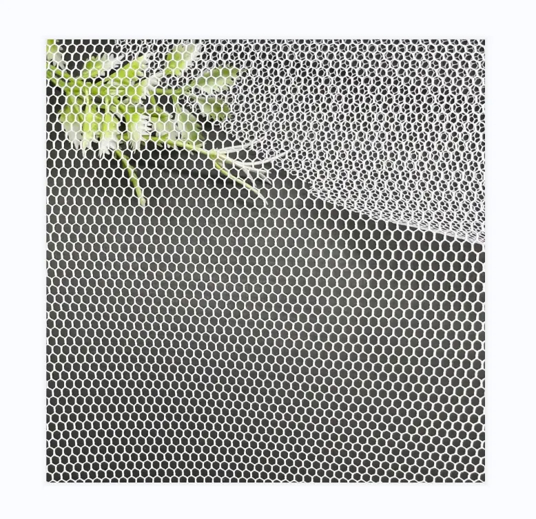 In Voorraad Witte Kleur 100% T 75d Harde Mesh Stof Netto Stof 50gsm Tutu Stof Trouwjurk