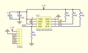 GY-BME280-3.3高精度大気圧センサーモジュールSPI IICインターフェースArduino IoT気象ステーションプロジェクト用 - Product Image 4