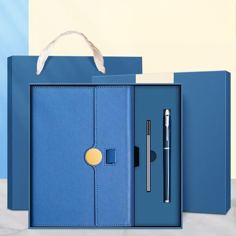 blue three-piece suit