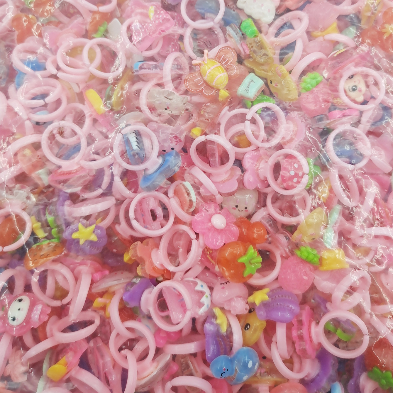 Transparent crystal series mixed hair