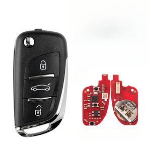 XHORSE XKDS20EN Universal-Ferns chl üssel für VW-Autos chl üssel V2 DS Flip 3-Tasten unterstützt drahtlose Programmierung Englische Version - Product Image 1