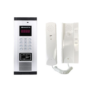 Sistema de intercomunicación de control de acceso directo de fábrica Abe, intercomunicador de Audio bidireccional de varios apartamentos familiares