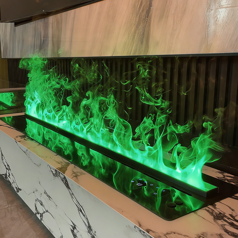 Flamme verte aurore