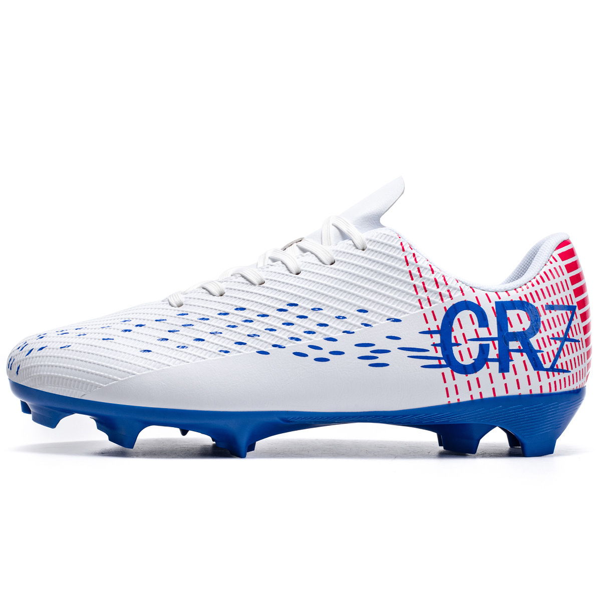 7007 long nail white blue