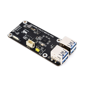 PCIe zu 4-Ch USB 3.2 Gen1-Karte für Raspberry Pi 5 bis zu 5 Gbit/s Geschwindigkeit Treiber freier Plug & Play PCIe-Adapter Raspberry Pi