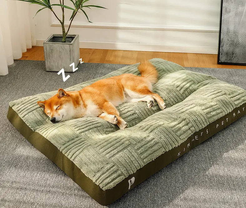 เบาะรองนอนสุนัขขนาดใหญ่ที่นอนแมวนุ่มทนทานซักได้เสื่อสำหรับสัตว์เลี้ยง