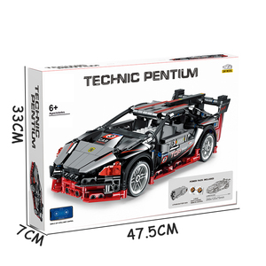 QS Manufactory Toy costruzione fai da te 2.4Ghz programmazione App a 4 canali Dual-Mode telecomando modello di auto Building Block Set giocattoli - Product Image 6