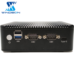 Mini ordenador de escritorio j4125 de aluminio sin ventilador, enrutador Industrial de cliente fino, sistema brother pc, unite desktops - Product Image 5