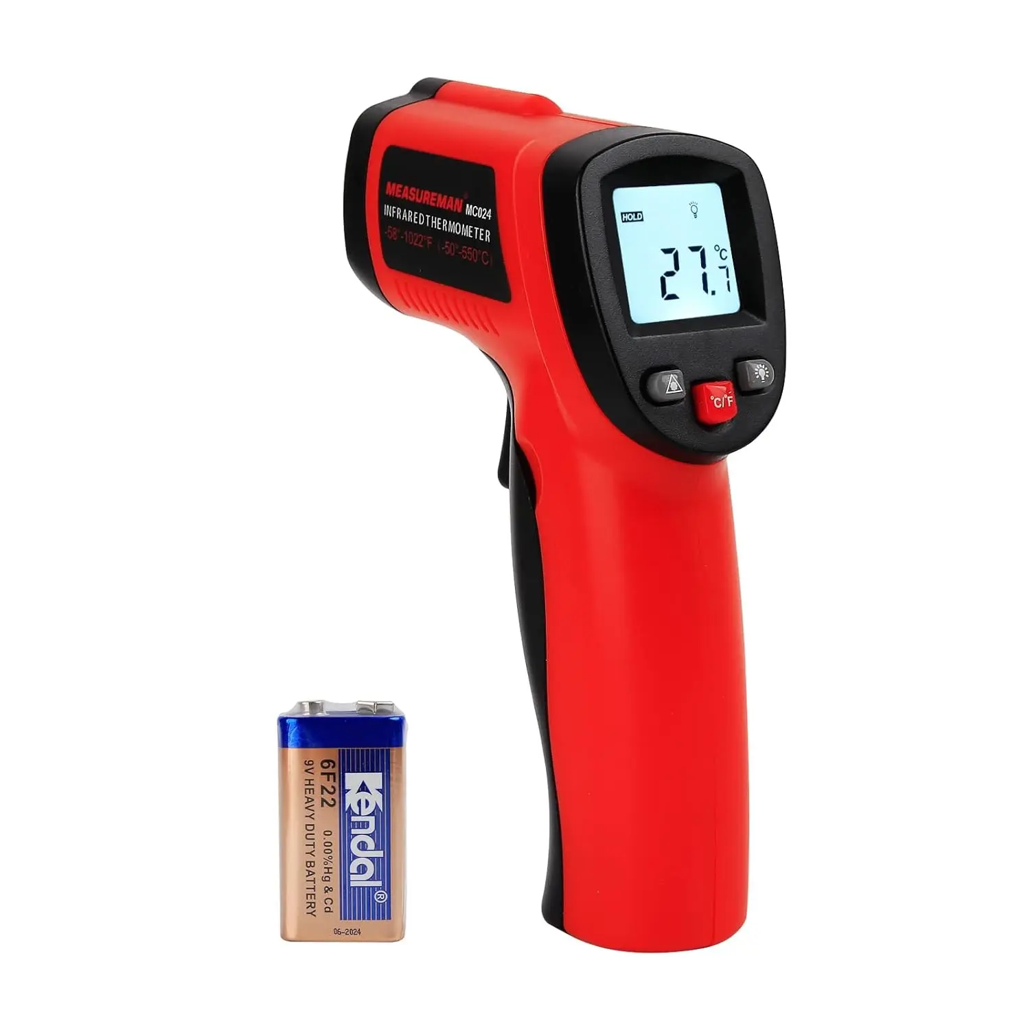Thermometer High Temperature Industrial Infrared Thermometer -58 - +1022