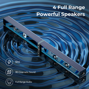 Nueva Barra de sonido de cine en casa para TV Altavoces inalámbricos Barras de sonido para TV con ARC/OPT/AUX/Control remoto - Product Image 2