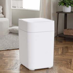 Automatic 17L ABS Garbage <strong>Bin</strong> with Smart <strong>Pop</strong> Lid Self- Packaging &amp; Induction Sensor JustBeEasy Smart Trash <strong>Can</strong> for Bathroom - Product Image 4